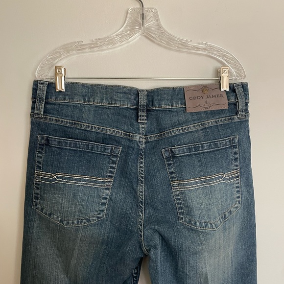 Cody James Mens straight Jeans Size 33 x 32 Dark Wash Western EUC - Picture 5 of 9